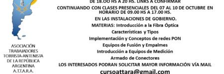 CURSO FTTH RIO GALLEGOS