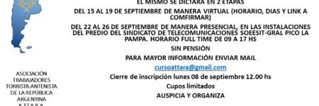 CURSO TORRISTA-ANTENISTA-PRIMER RESPONDIENTE GRAL PICO-LA PAMPA 2025