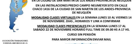 ULTIMO CURSO DEL AÑO EN LA REGIÓN SUR DEL PAIS